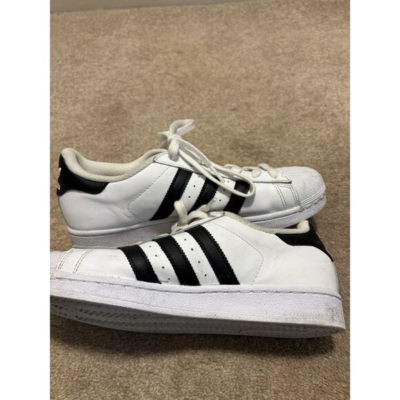 Adidas Superstar Shoes womens Size 8 Classic Shell Toe White Sneakers - Picture 5 of 7